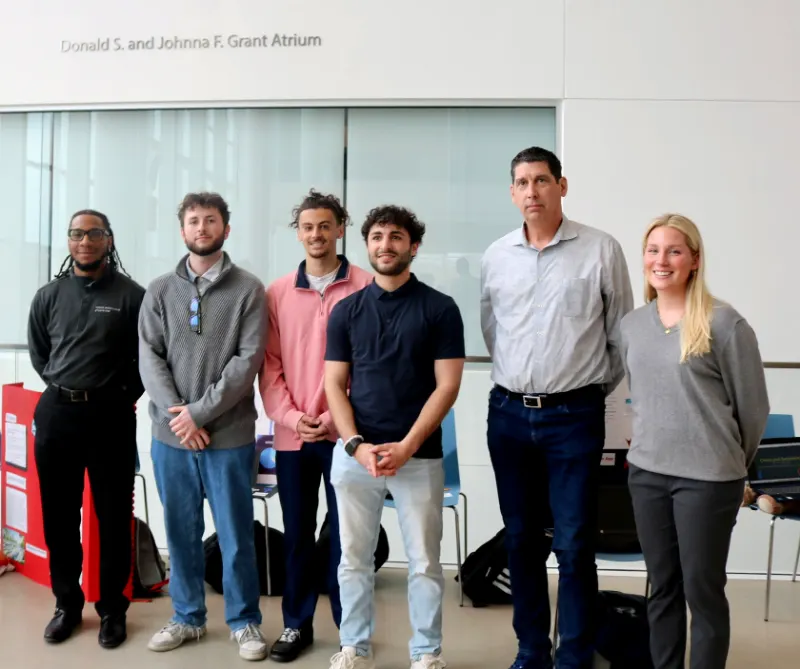 Team photo after presenting